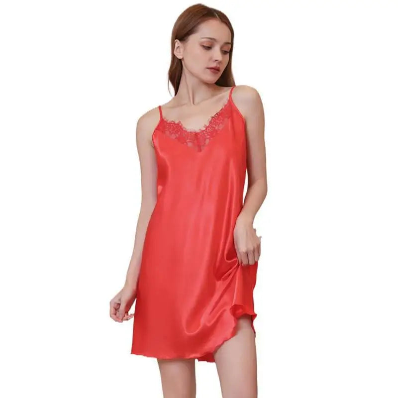 Intima Alure Women’s Satin Nightdress – Sexy, Elegant & Silky Soft