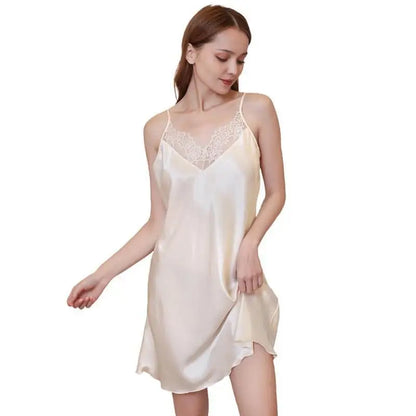 Intima Alure Women’s Satin Nightdress – Sexy, Elegant & Silky Soft